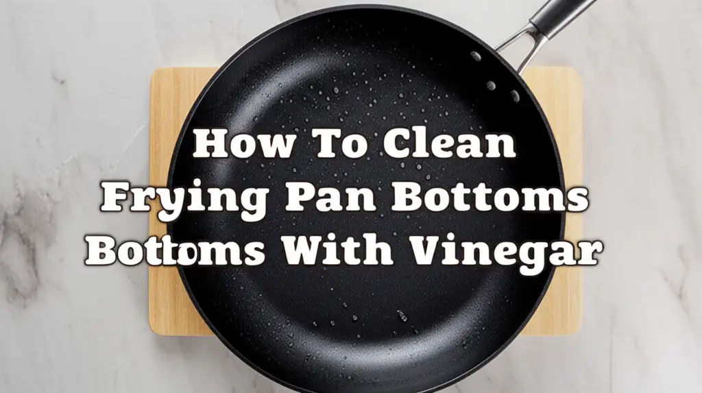 How To Clean Frying Pan Bottoms With Vinegar