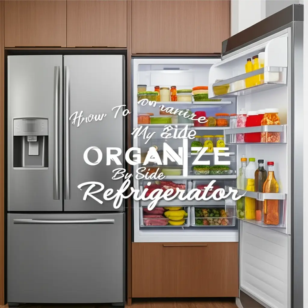 How To Organize My Side By Side Refrigerator