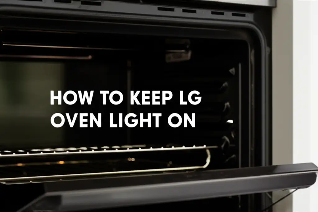 How To Keep Lg Oven Light On