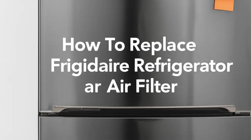 How To Replace Frigidaire Refrigerator Air Filter