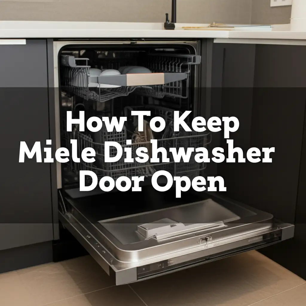 How To Keep Miele Dishwasher Door Open