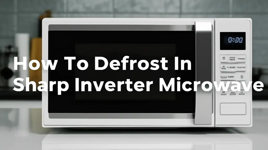 How To Defrost In Sharp Inverter Microwave