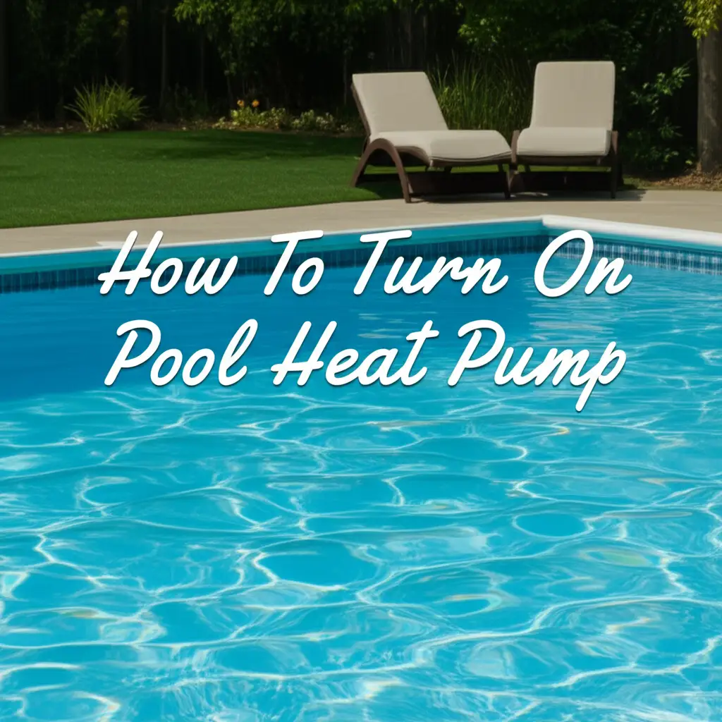 How To Turn On Pool Heat Pump