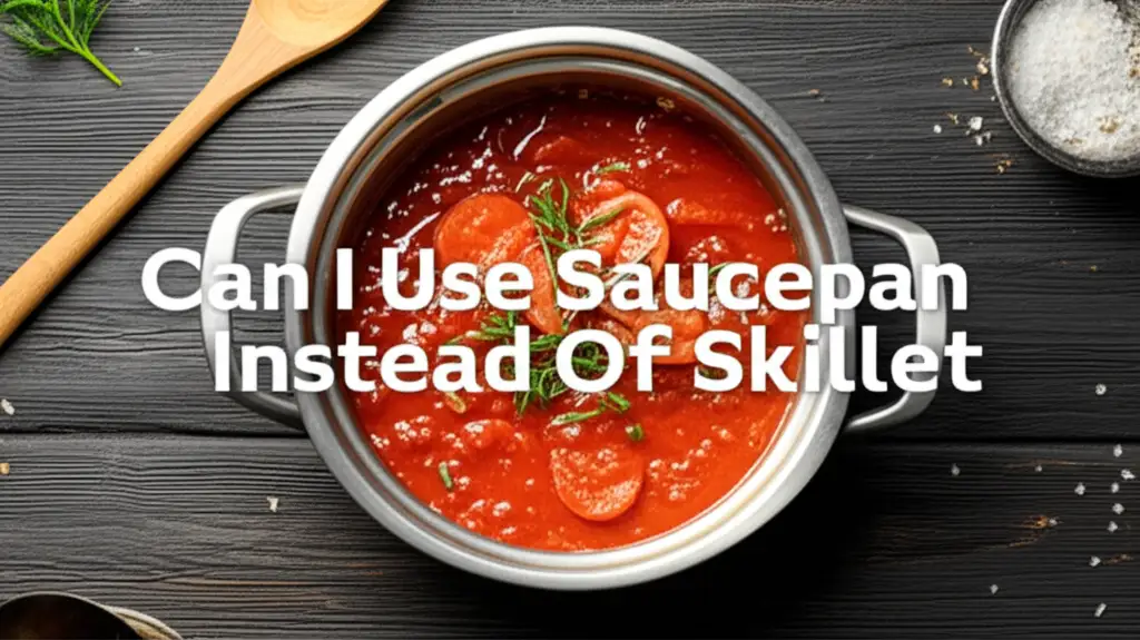 Can I Use Saucepan Instead Of Skillet