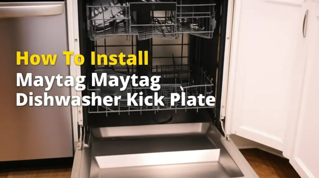 How To Install Maytag Dishwasher Kick Plate