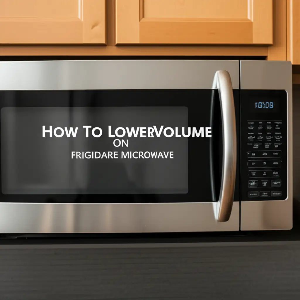 How To Lower Volume On Frigidaire Microwave
