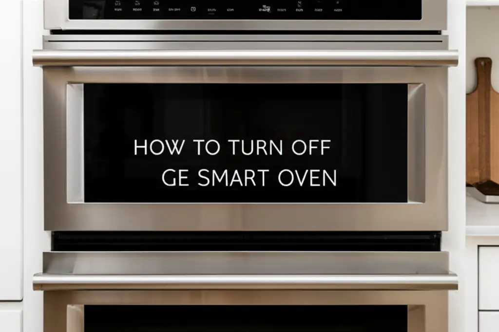 How To Turn Off Ge Smart Oven