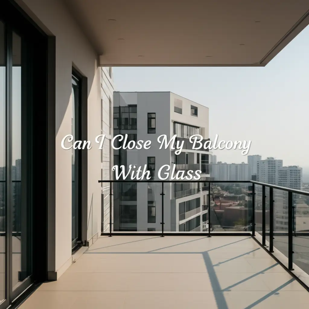 Can I Close My Balcony With Glass