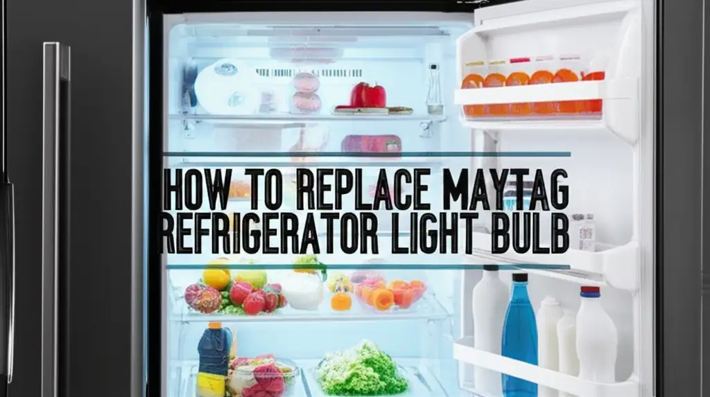 How To Replace Maytag Refrigerator Light Bulb