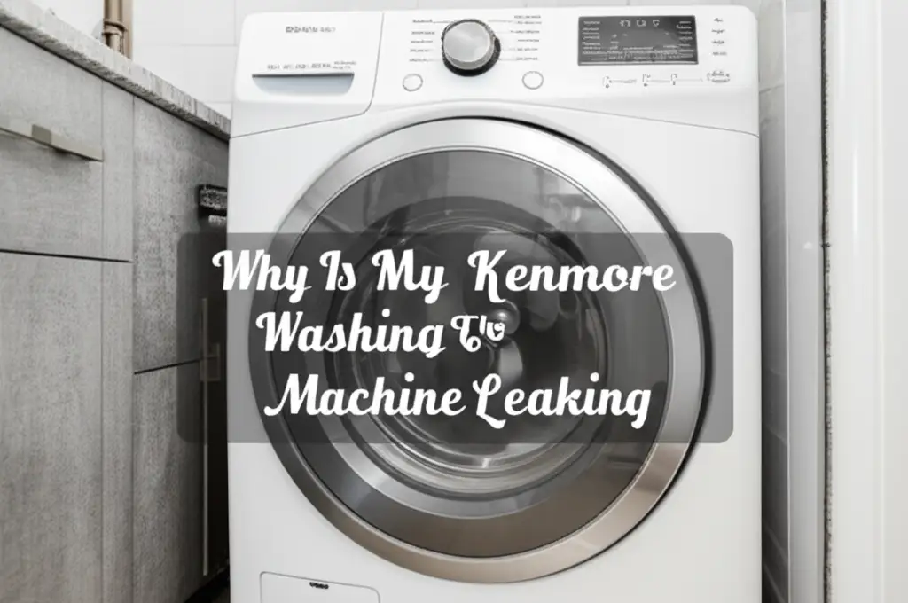 Why Is My Kenmore Washing Machine Leaking