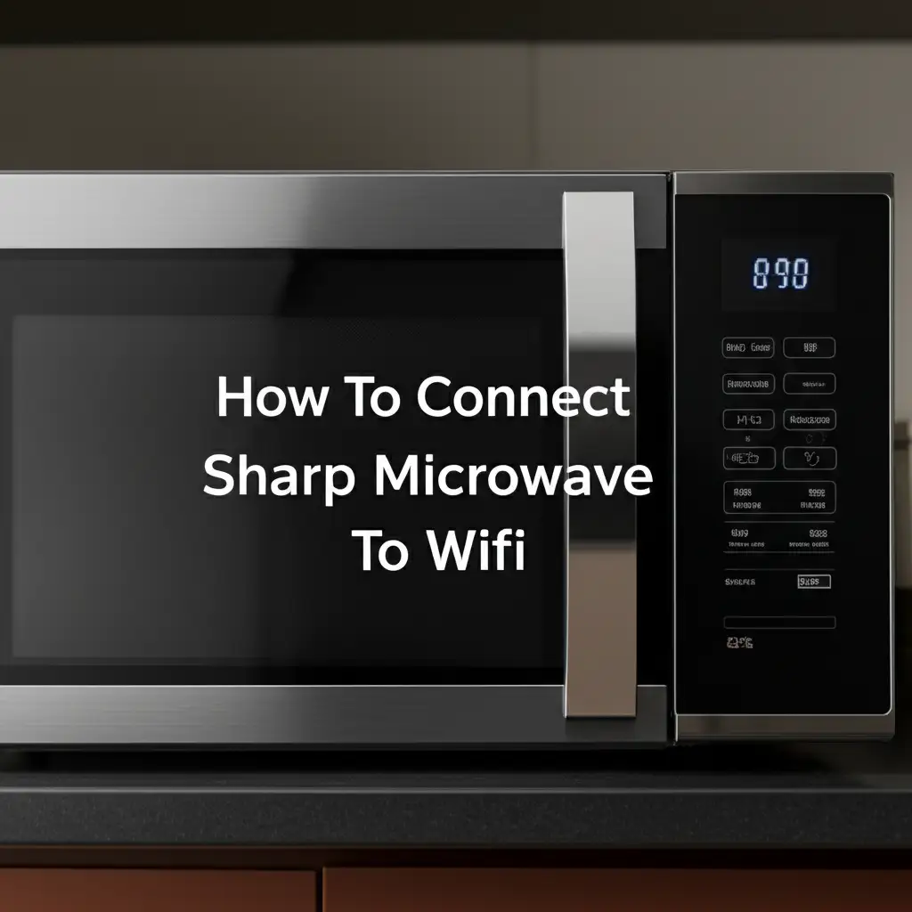 How To Connect Sharp Microwave To Wifi
