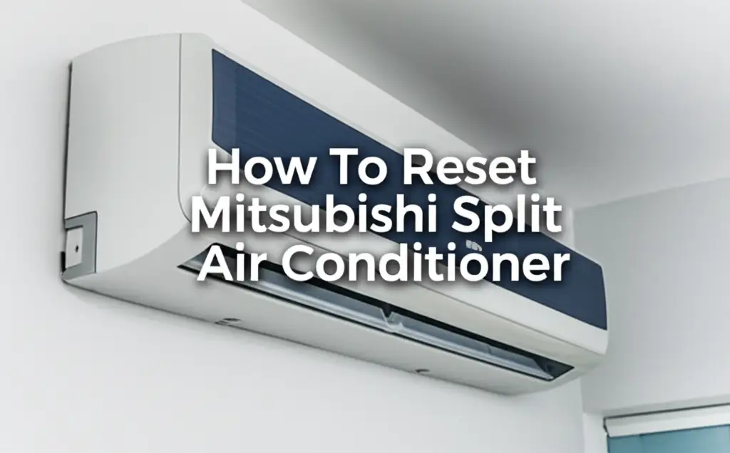 How To Reset Mitsubishi Split Air Conditioner