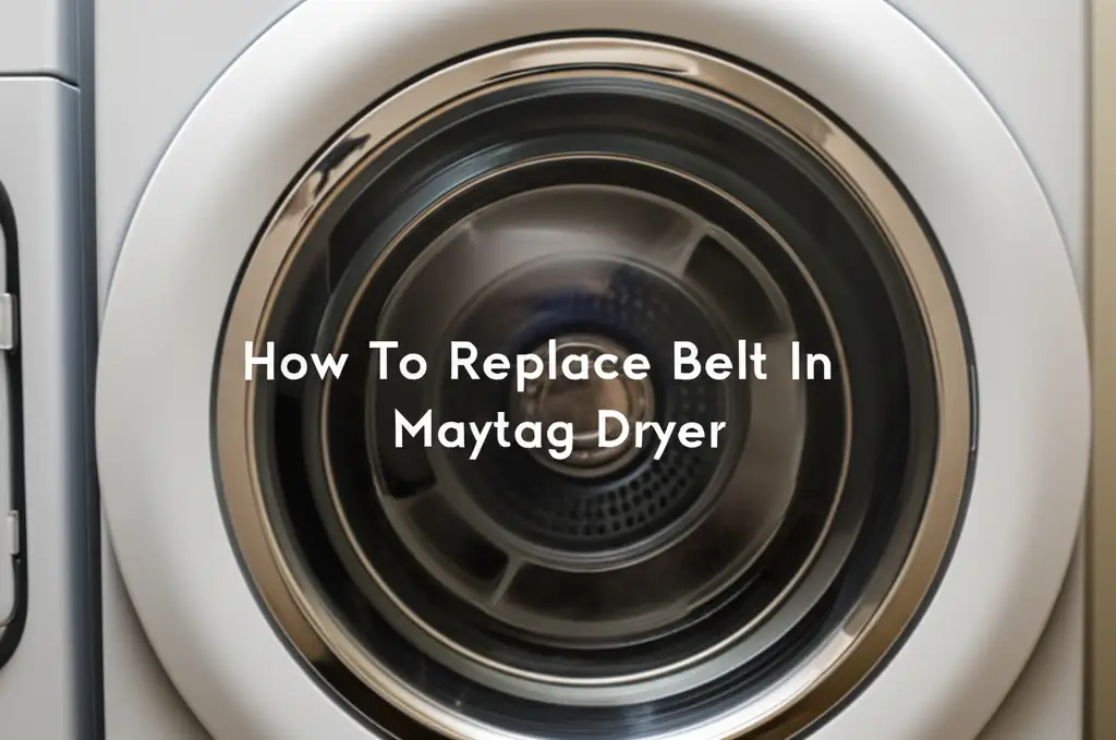How To Replace Belt In Maytag Dryer