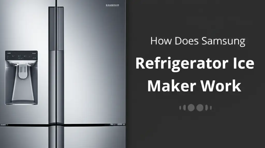 How Does Samsung Refrigerator Ice Maker Work