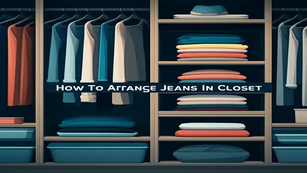 How To Arrange Jeans In Closet