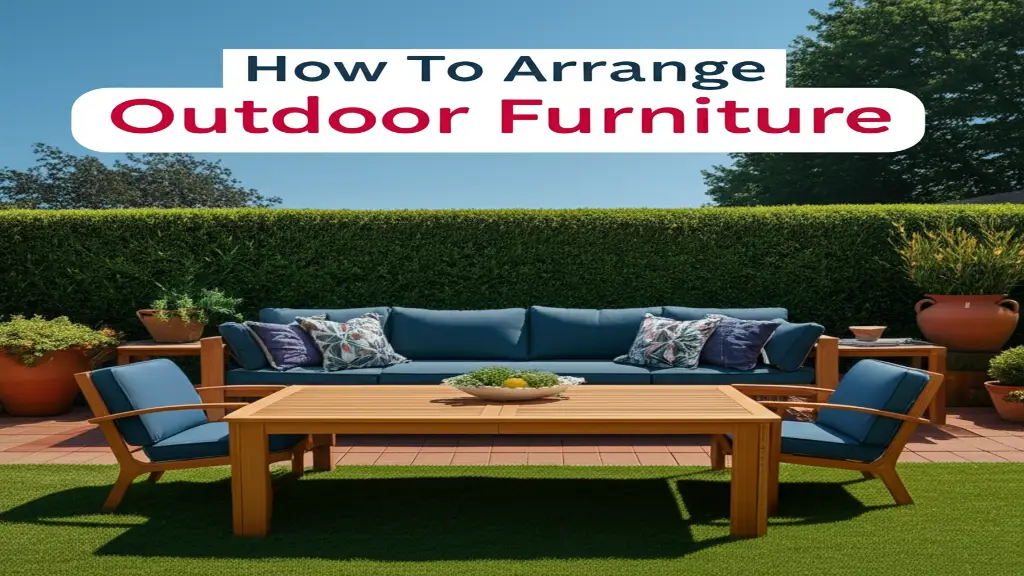 How To Arrange Outdoor Furniture