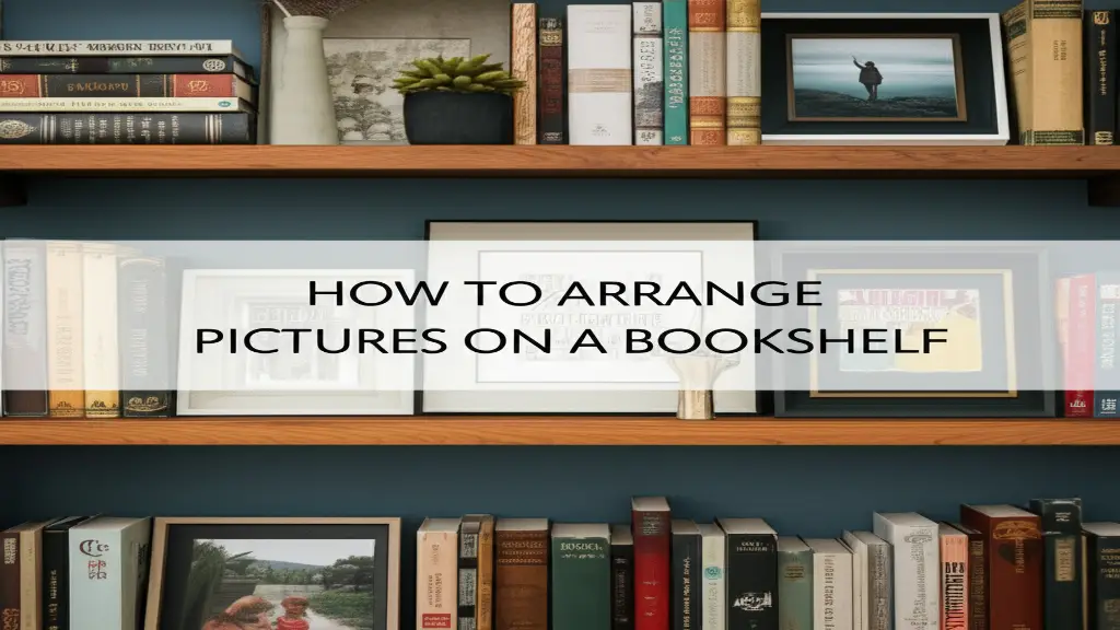 How To Arrange Picture Frames On A Bookshelf