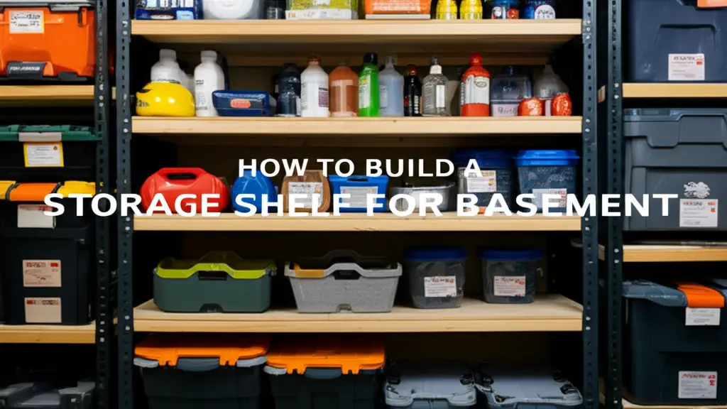 How To Build A Storage Shelf For Basement
