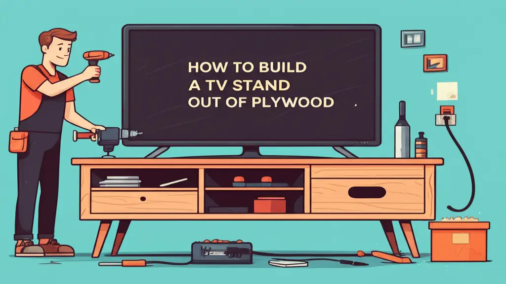 How To Build A Tv Stand Out Of Plywood