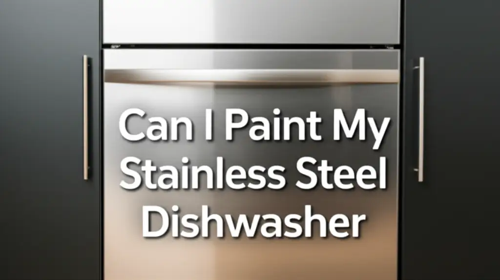 Can I Paint My Stainless Steel Dishwasher