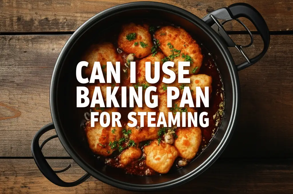 Can I Use Baking Pan For Steaming