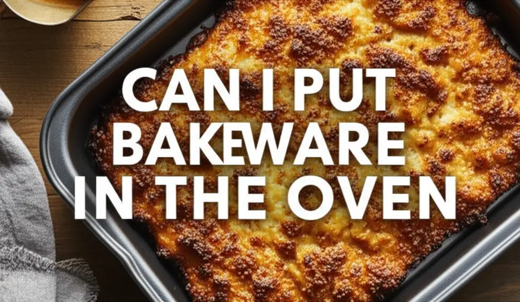 Can I Put Bakeware In The Oven