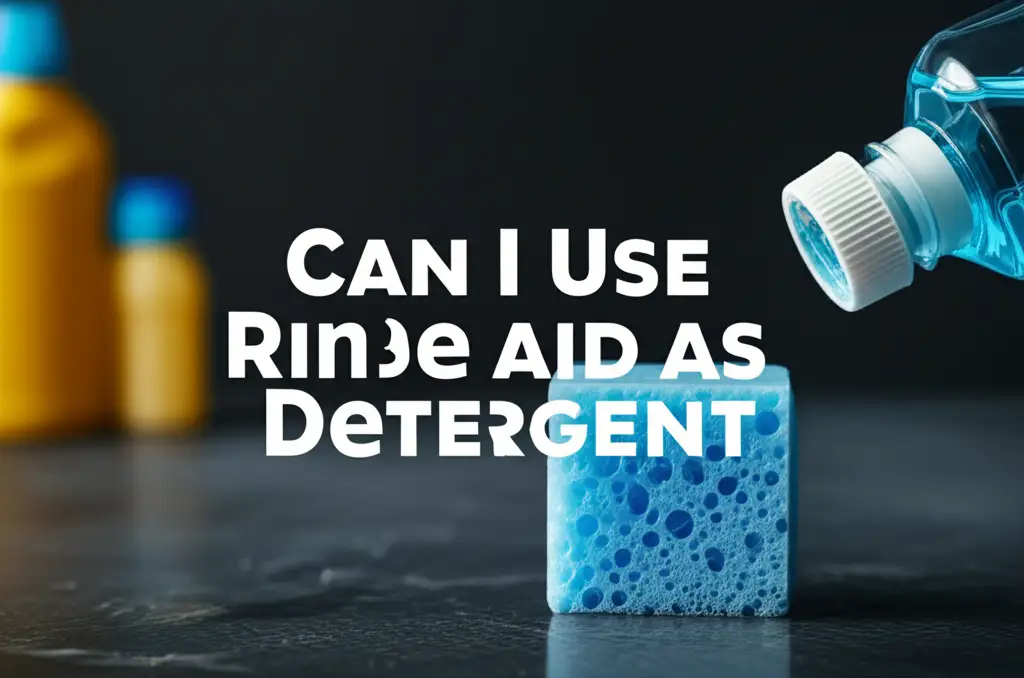 Can I Use Rinse Aid As Detergent