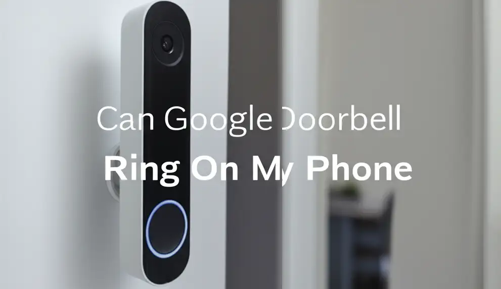 Can Google Doorbell Ring On My Phone