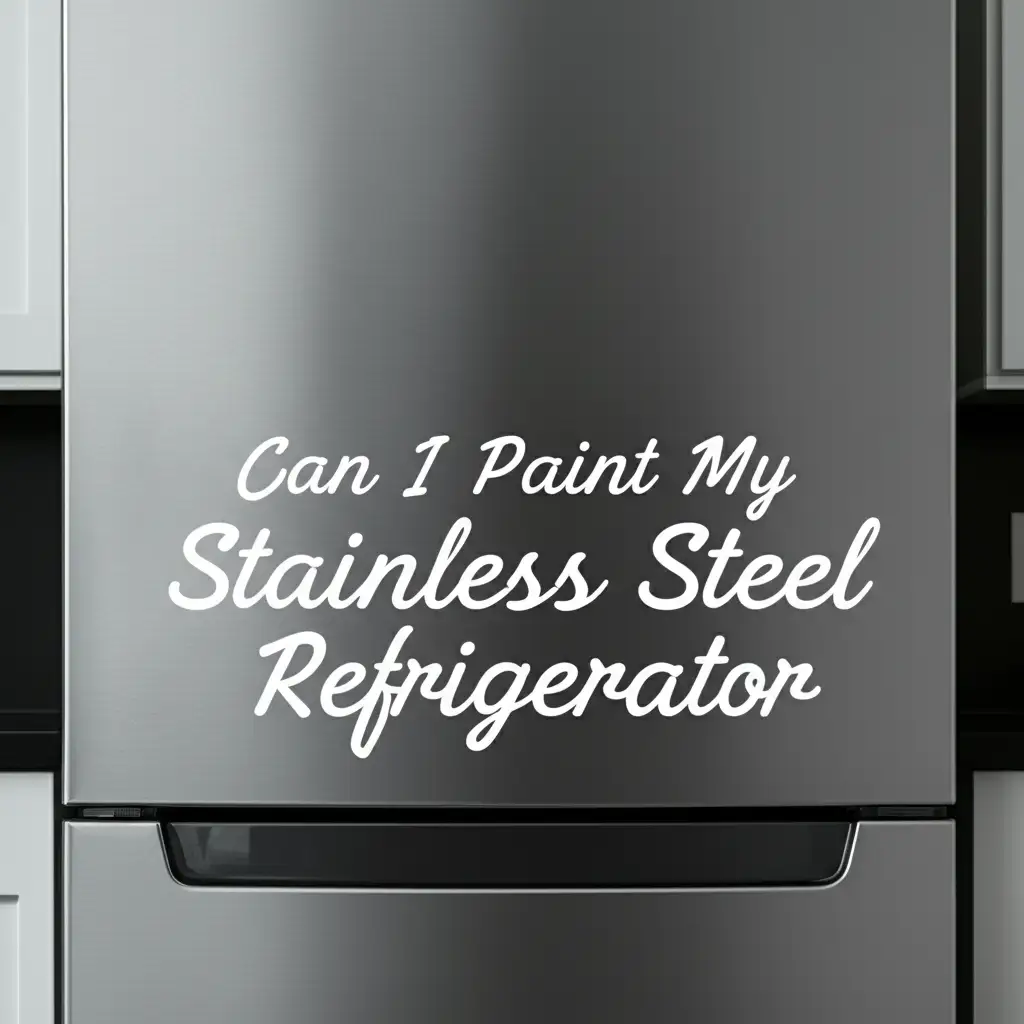 Can I Paint My Stainless Steel Refrigerator