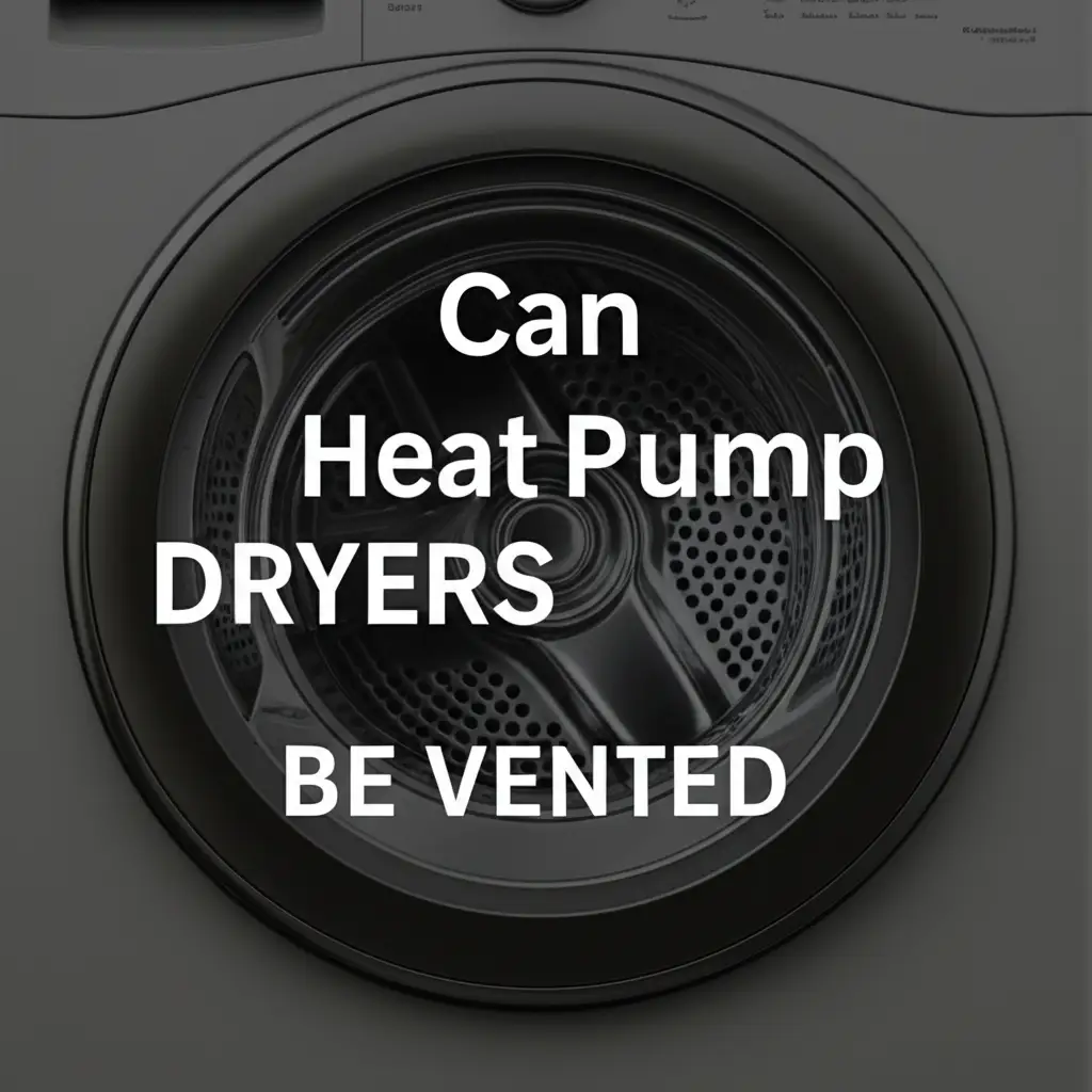 Can Heat Pump Dryers Be Vented