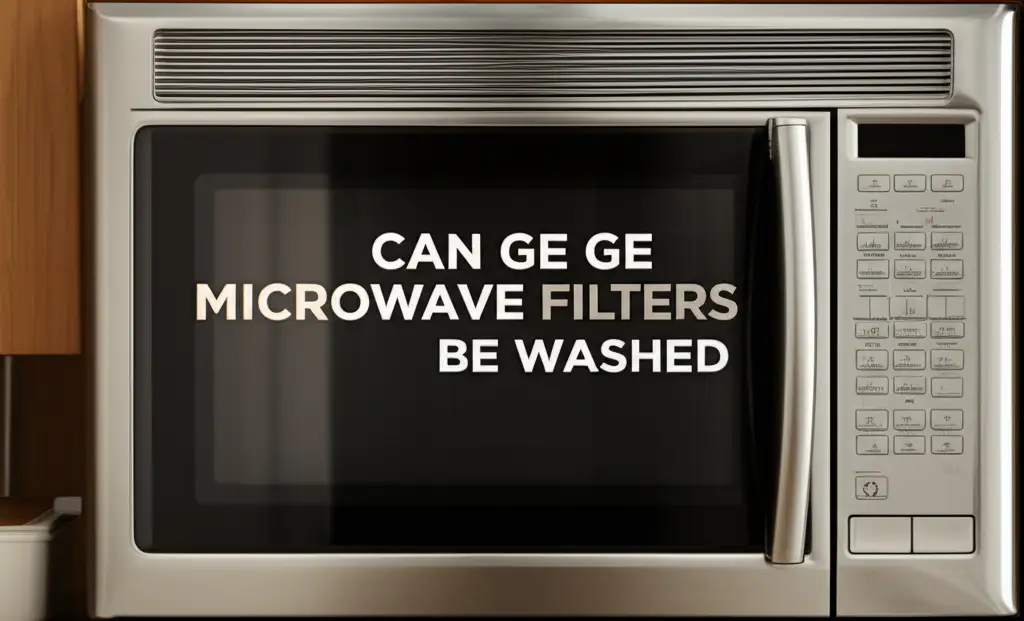 Can Ge Microwave Filters Be Washed