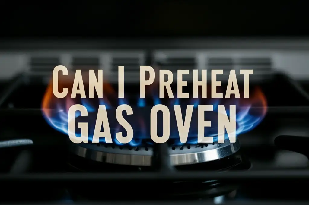 Can I Preheat Gas Oven