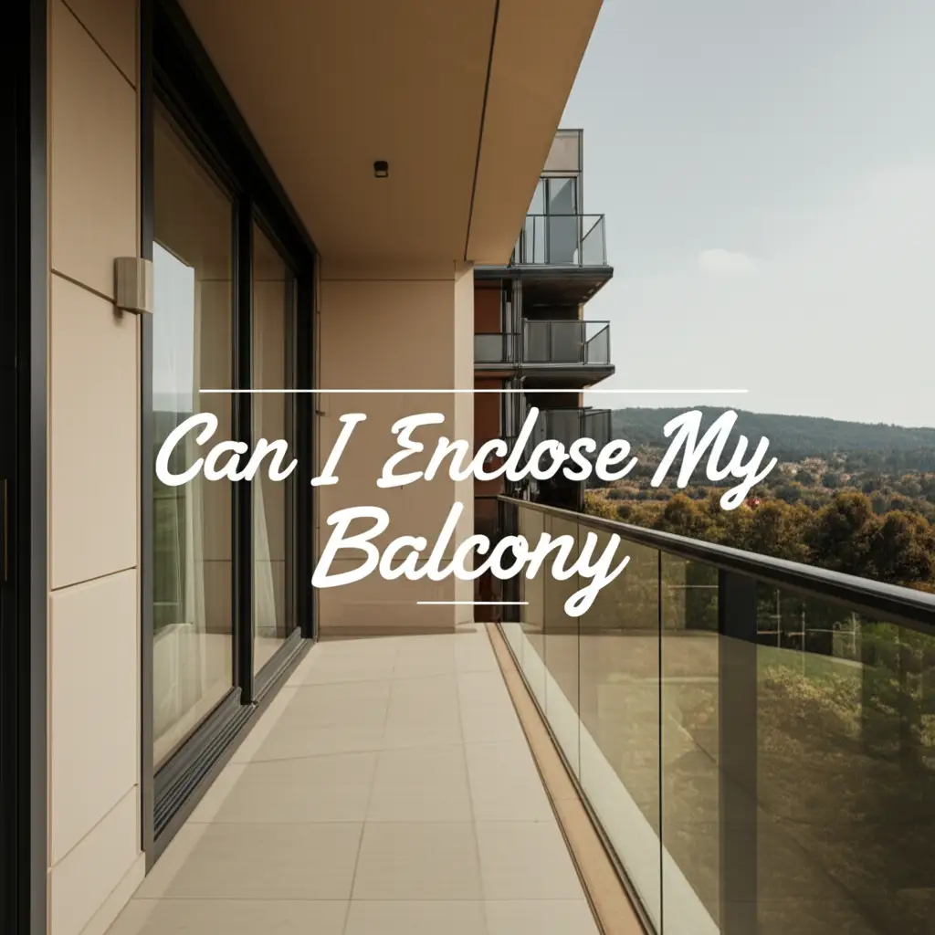 Can I Enclose My Balcony
