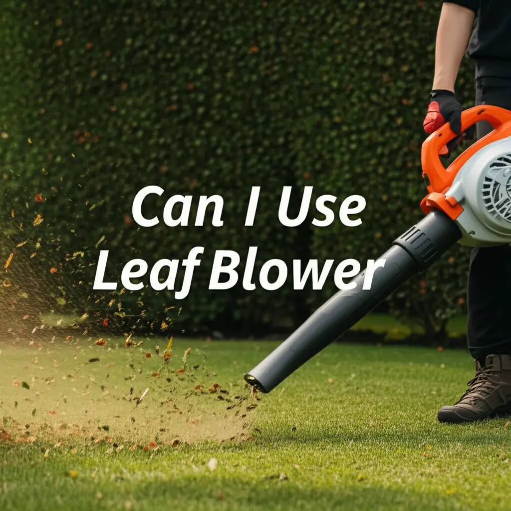 Can I Use Leaf Blower