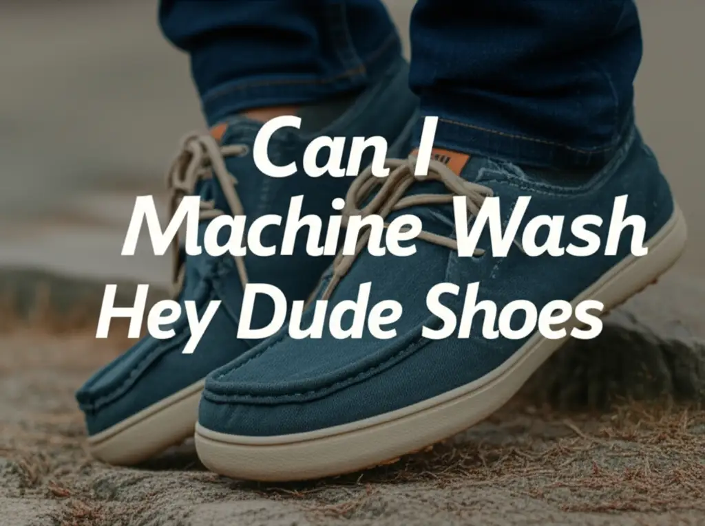 Can I Machine Wash Hey Dude Shoes