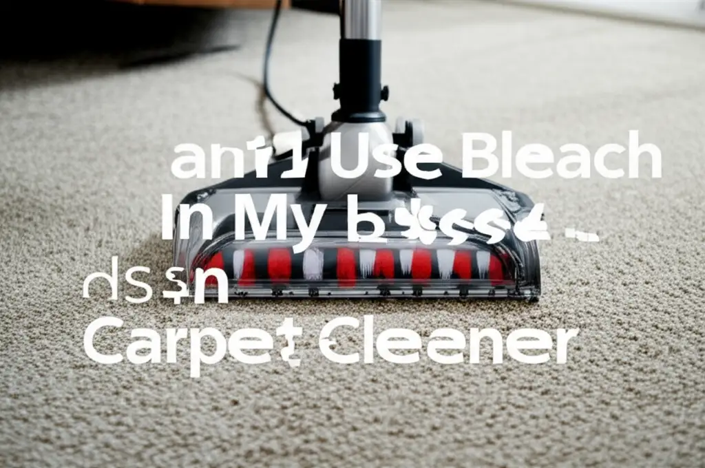 Can I Use Bleach In My Bissell Carpet Cleaner