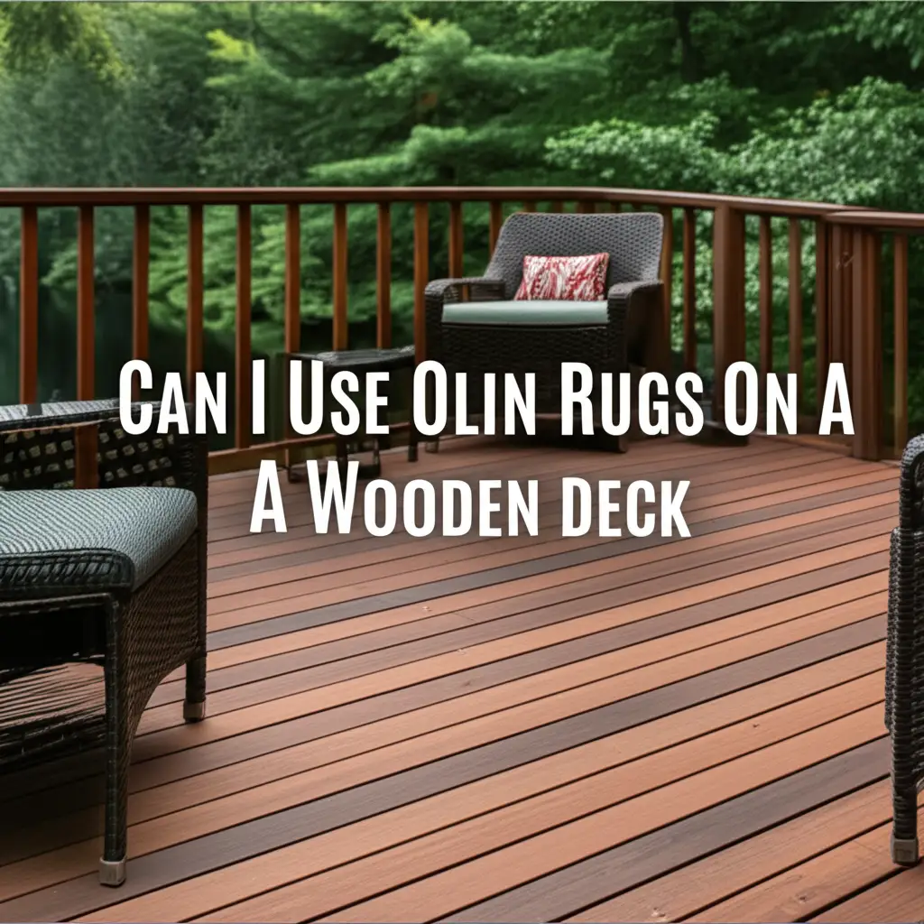 Can I Use Olin Rugs On A Wooden Deck
