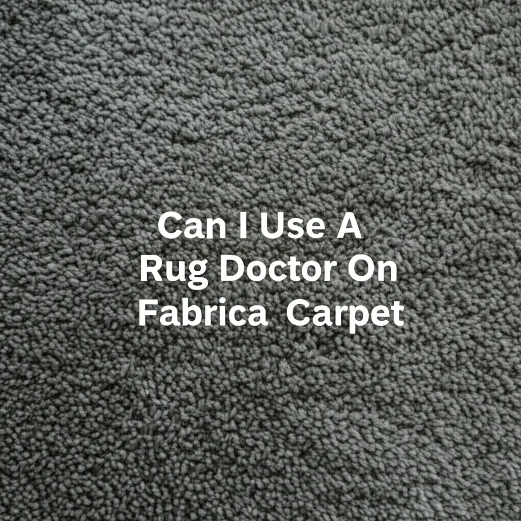 Can I Use A Rug Doctor On Fabrica Carpet