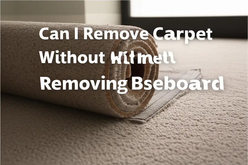 Can I Remove Carpet Without Removing Baseboard