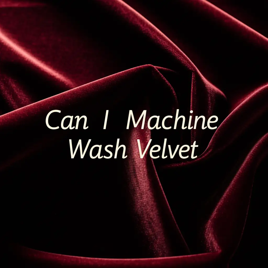 Can I Machine Wash Velvet