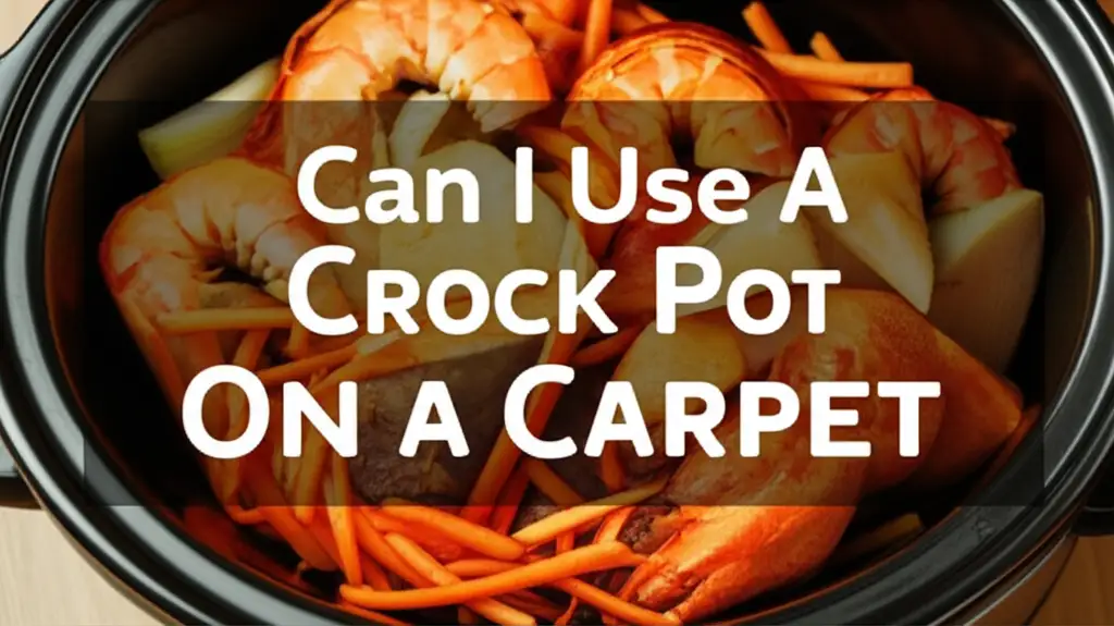 Can I Use A Crock Pot On A Carpet