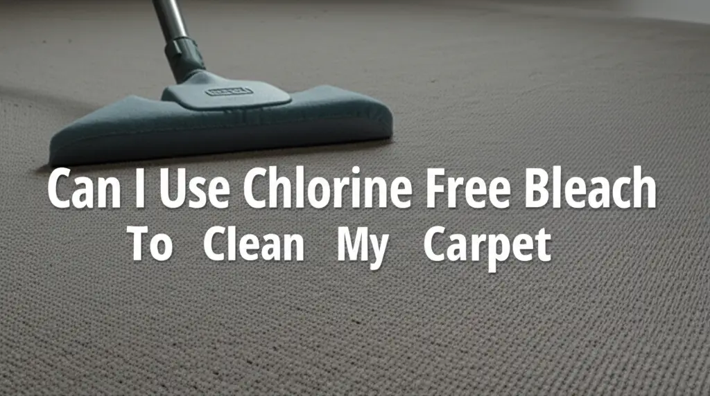 Can I Use Chlorine Free Bleach To Clean My Carpet