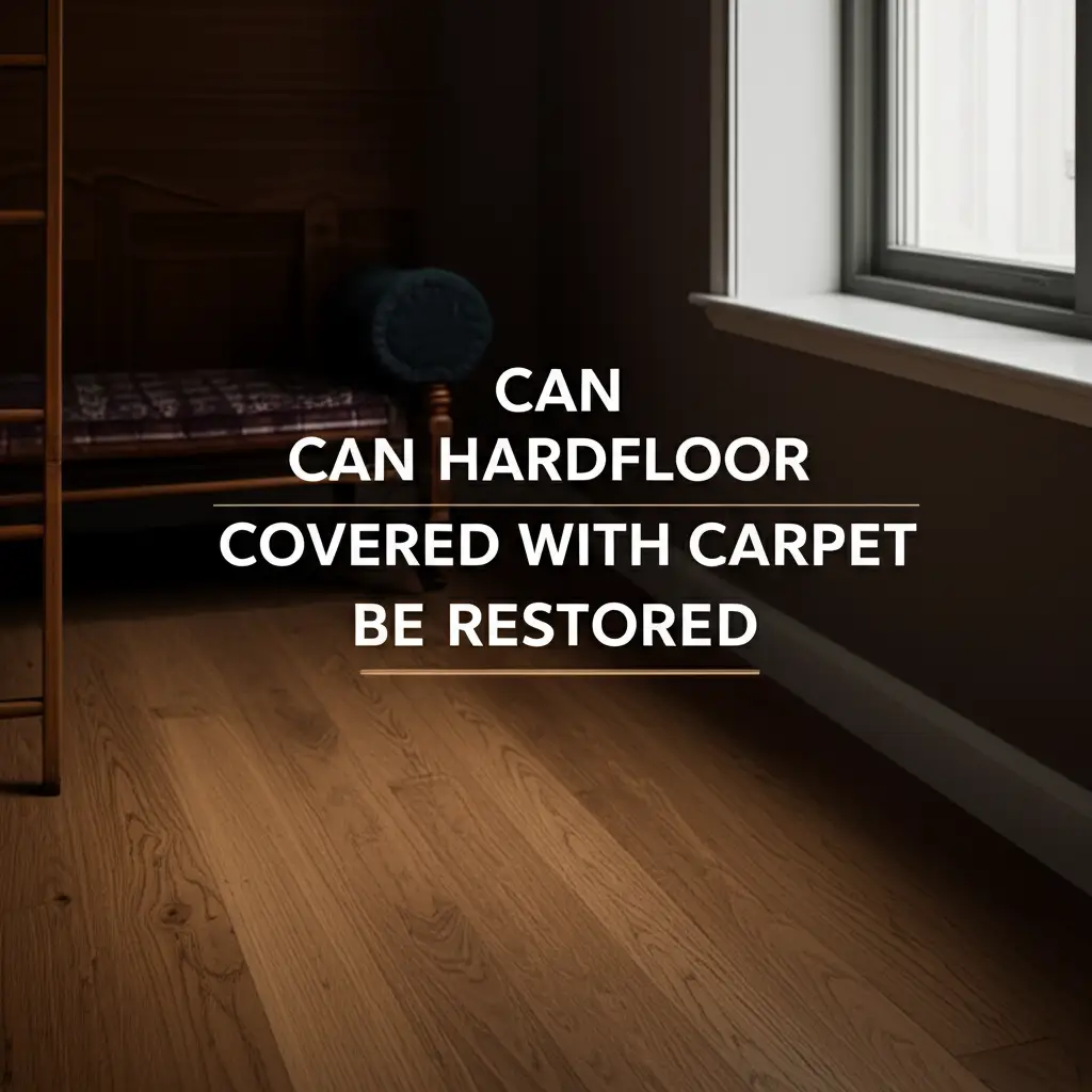 Can Hardfloor Covered With Carpet Be Restored