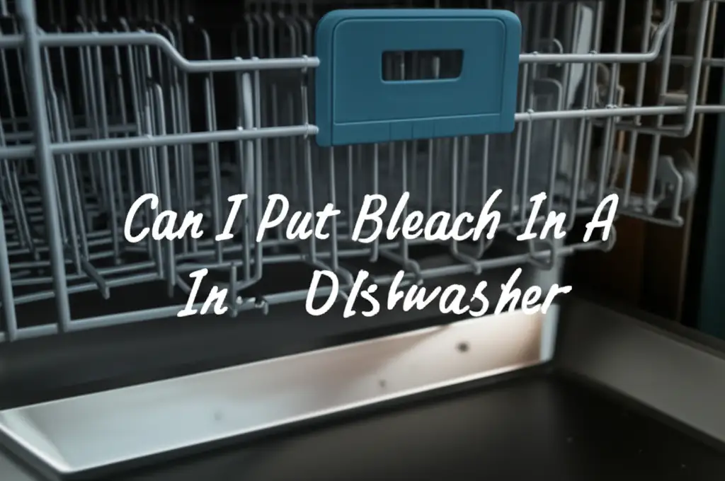 Can I Put Bleach In A Dishwasher