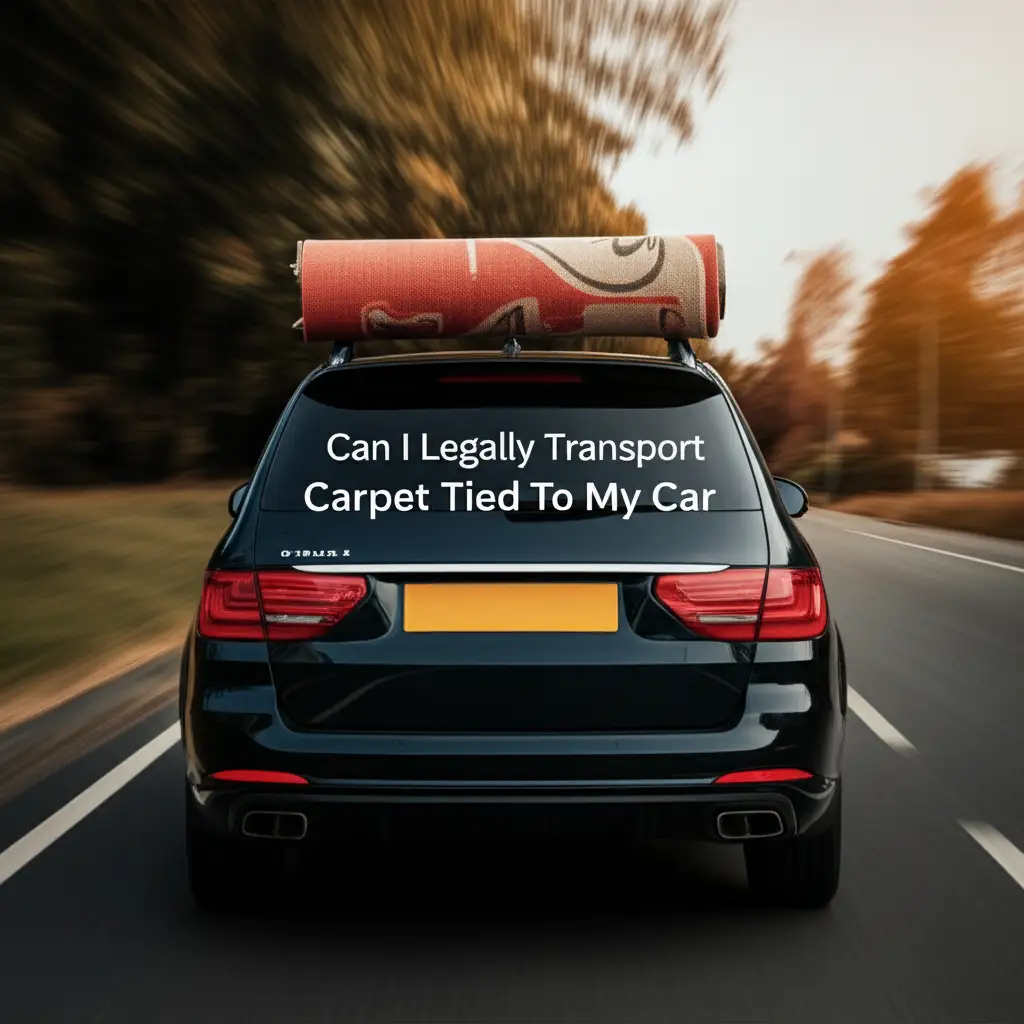 Can I Legally Transport Carpet Tied To My Car