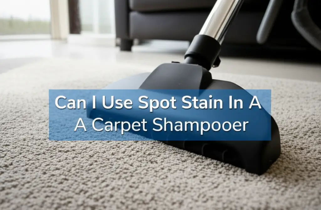 Can I Use Spot Stain In A Carpet Shampooer