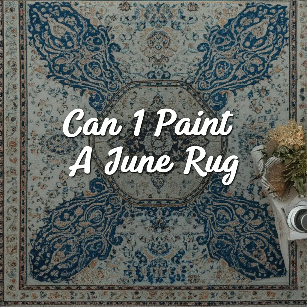 Can I Paint A June Rug