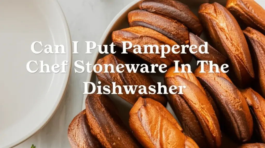 Can I Put Pampered Chef Stoneware In The Dishwasher Safely?