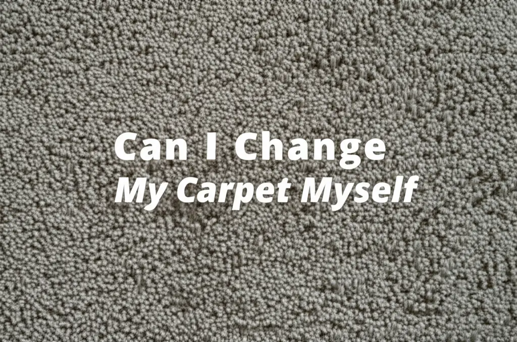 Can I Change My Carpet Myself