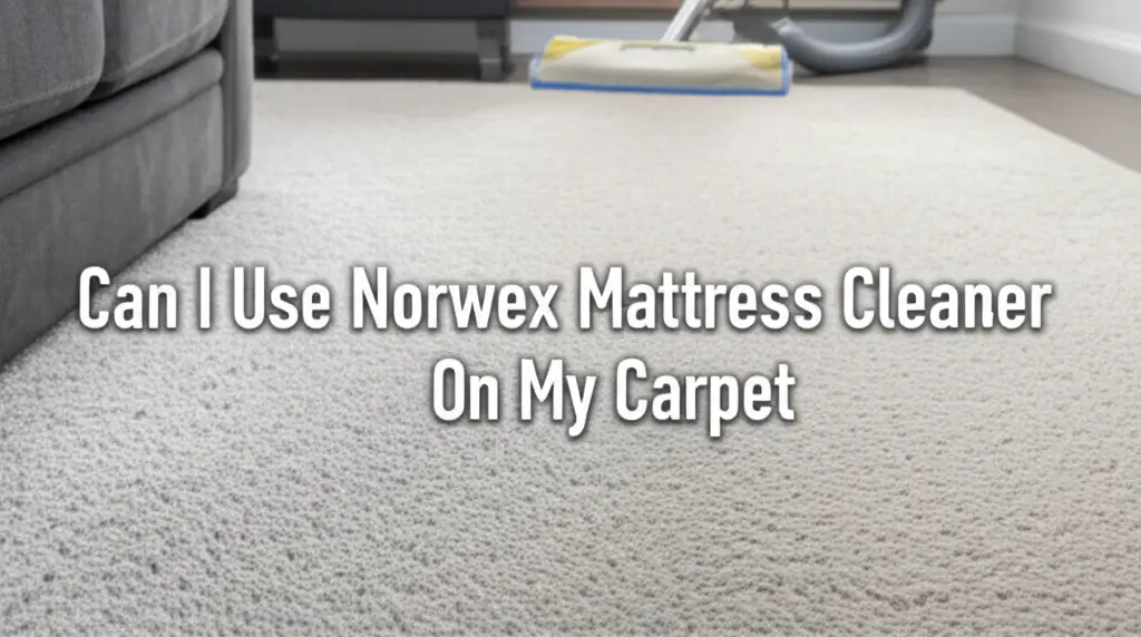 Can I Use Norwex Mattress Cleaner On My Carpet